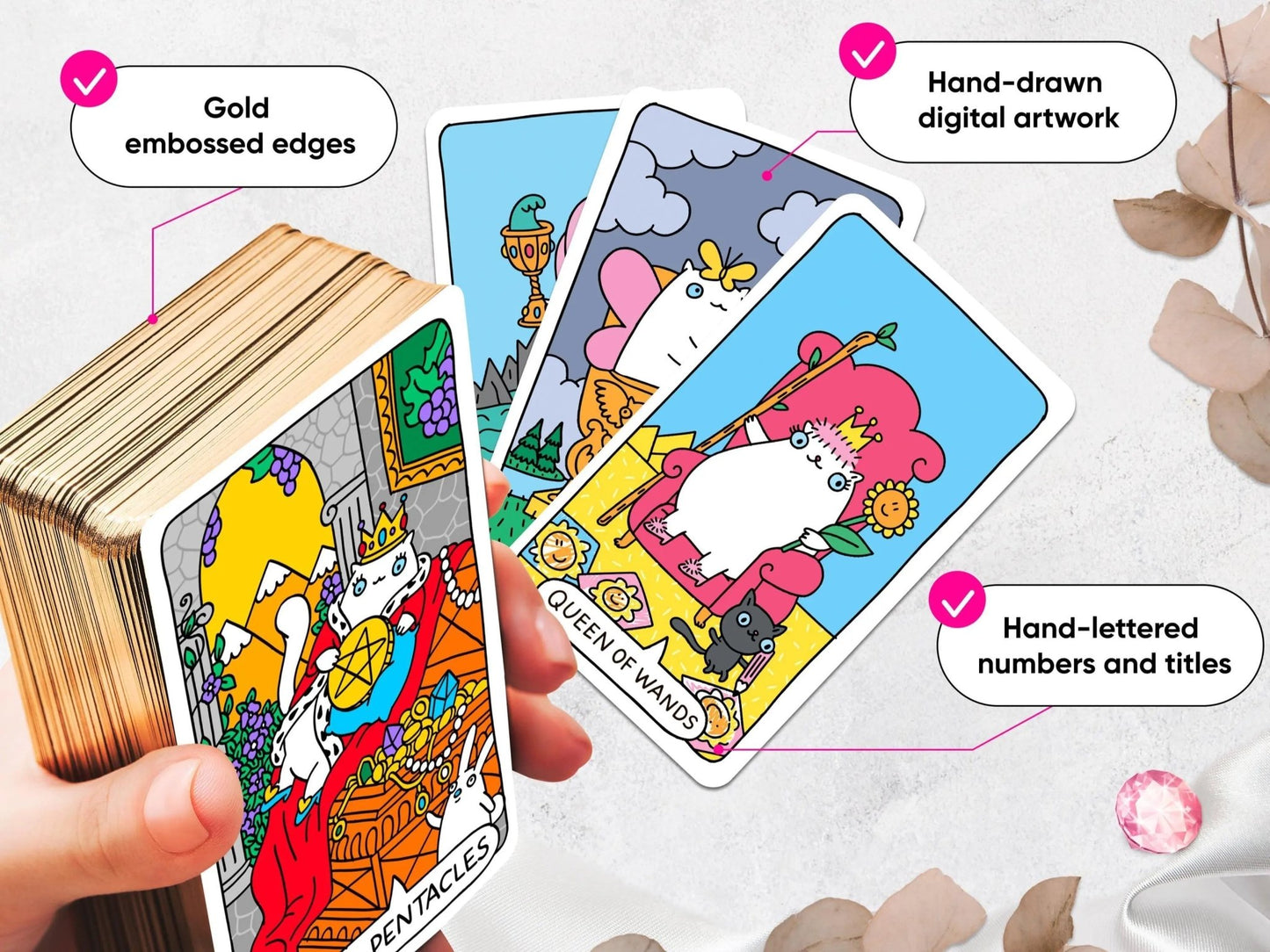 Cat Paws Tarot Deck - Starry Skies Austin