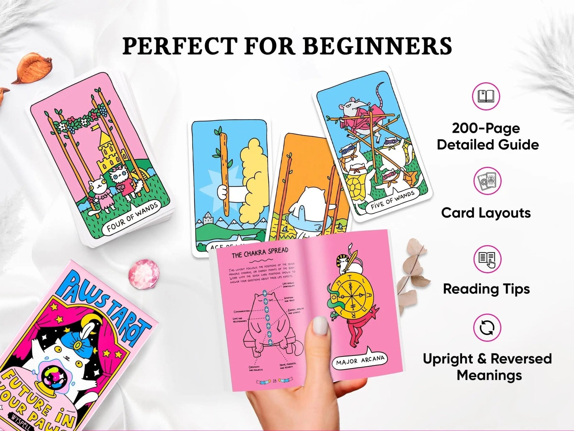 Cat Paws Tarot Deck - Starry Skies Austin
