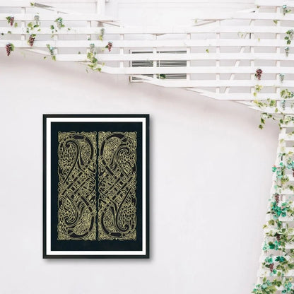 Celtic Knot Intertwined Birds Fine Art Print Book of Kells - Starry Skies Austin