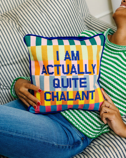 Chalant Needlepoint Pillow - Starry Skies Austin