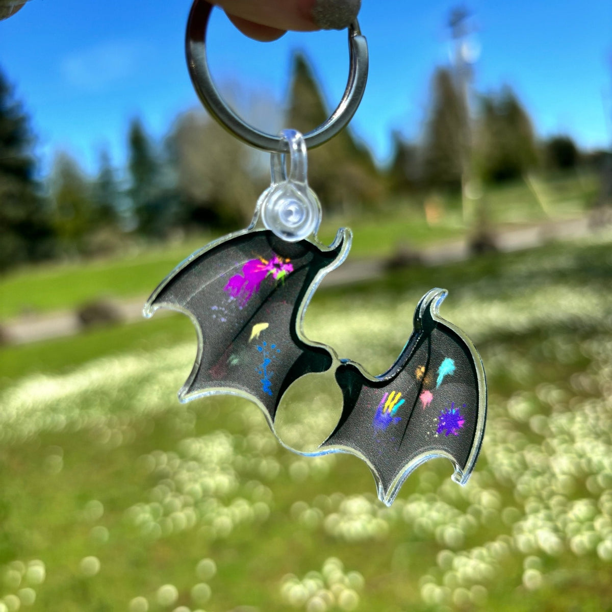 Chapter 55 Painted Wings Keychain - Starry Skies Austin