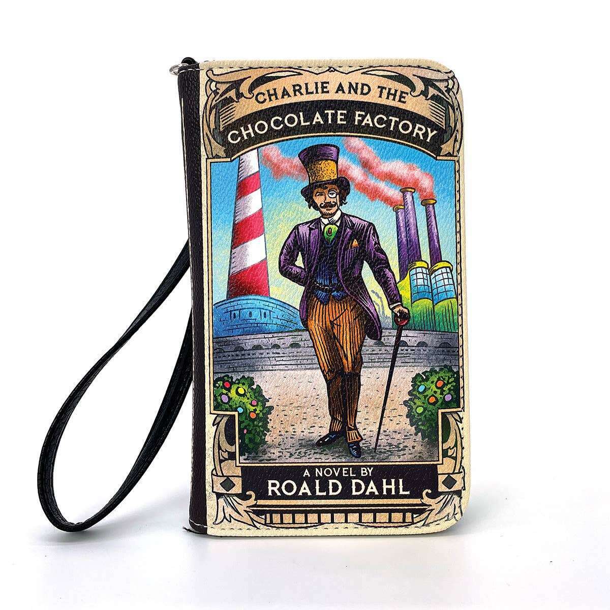 Charlie and the Chocolate Factory Book Wallet Wristlet - Starry Skies Austin