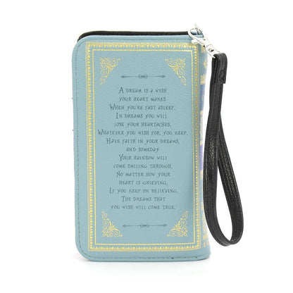 Cinderella Book Wallet Wristlet - Starry Skies Austin