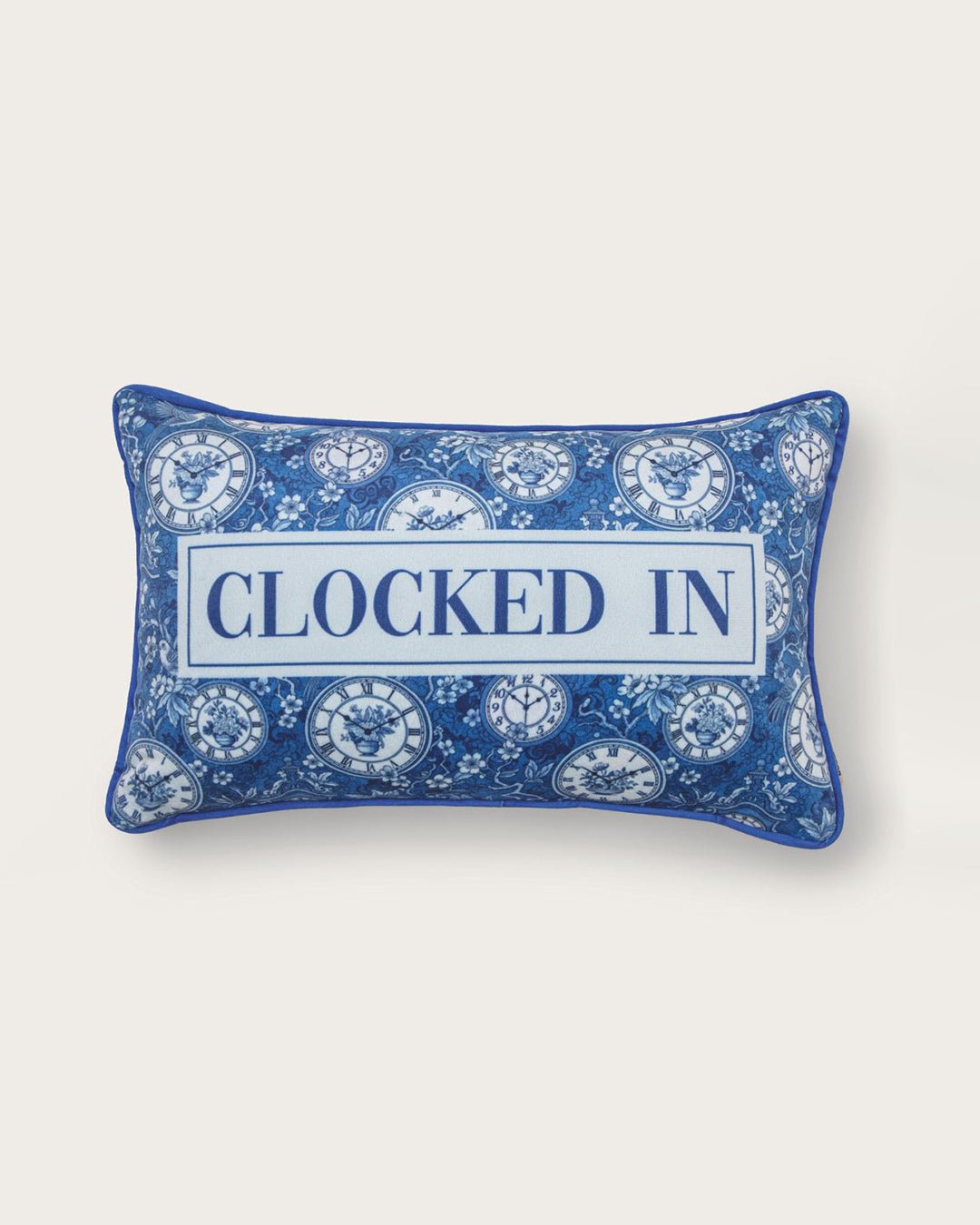 clocked in pillow - Starry Skies Austin