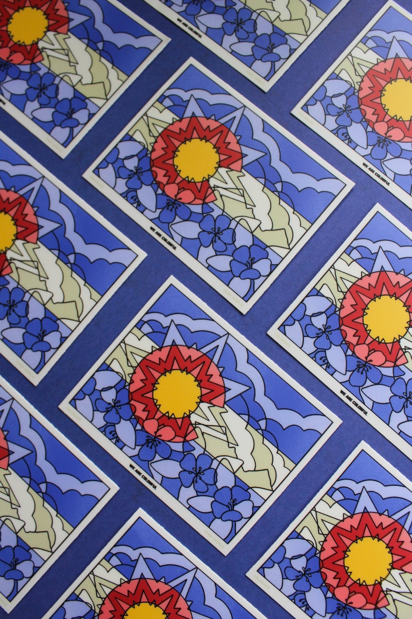 Colorado Flag Sticker - Starry Skies Austin