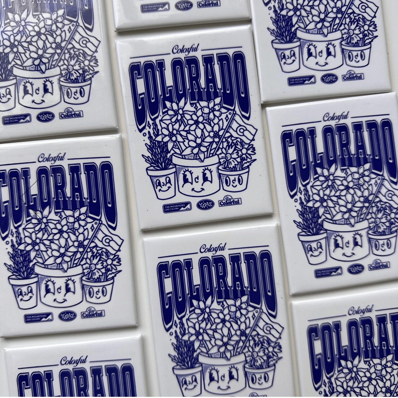 Colorful Colorado Magnets | Plantitas by YAMZ WORLD - Starry Skies Austin