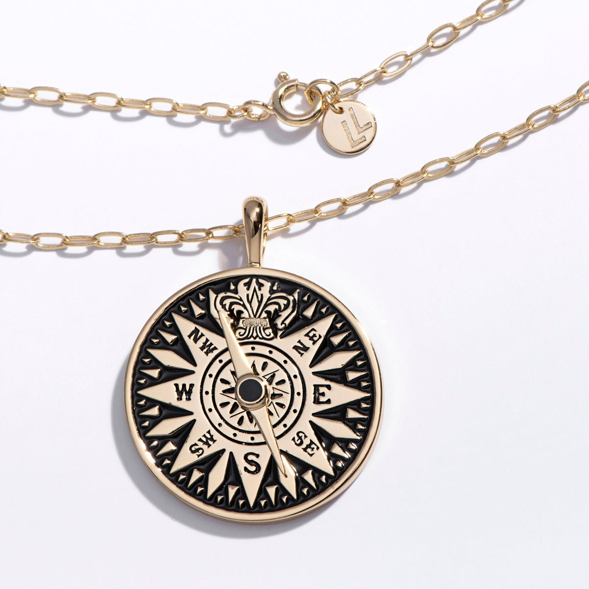 Compass Necklace - Starry Skies Austin
