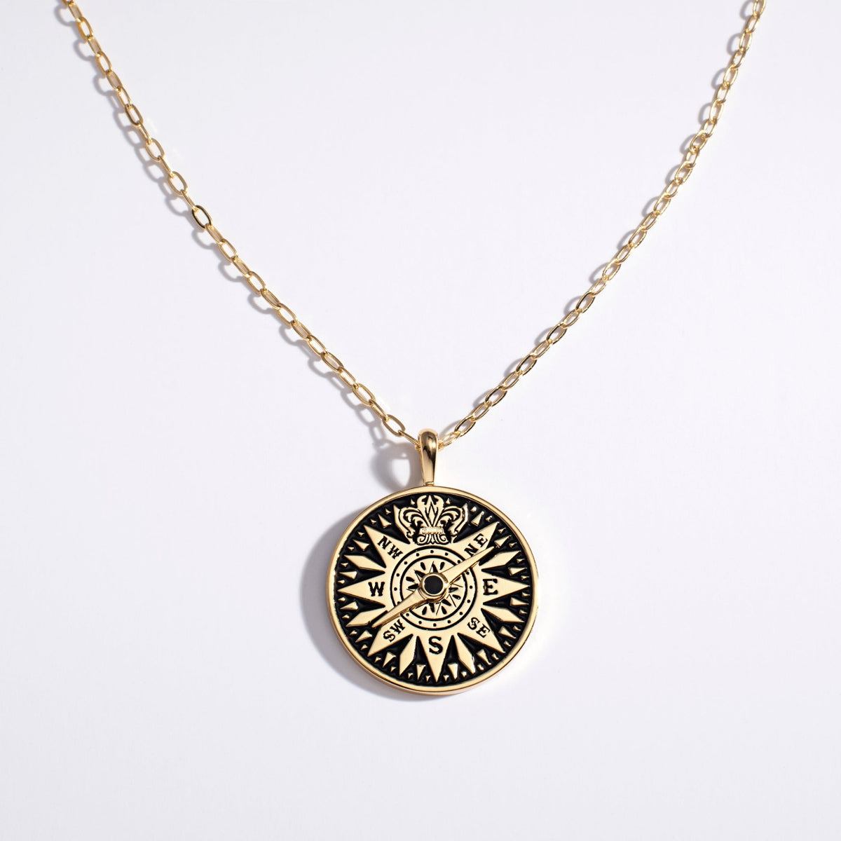 Compass Necklace - Starry Skies Austin