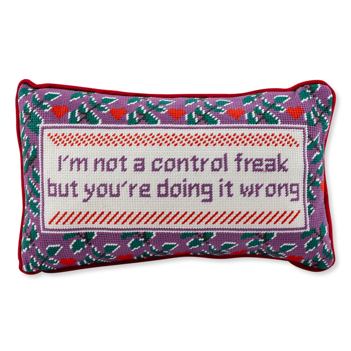 Control Freak Needlepoint Pillow - Starry Skies Austin