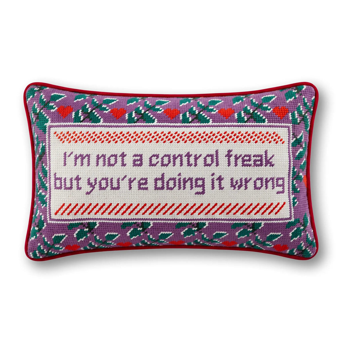 Control Freak Needlepoint Pillow - Starry Skies Austin