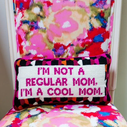 Cool Mom Needlepoint Pillow - Starry Skies Austin