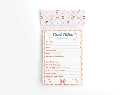 Coquette Novel Notes Book Review Card Set - Starry Skies Austin