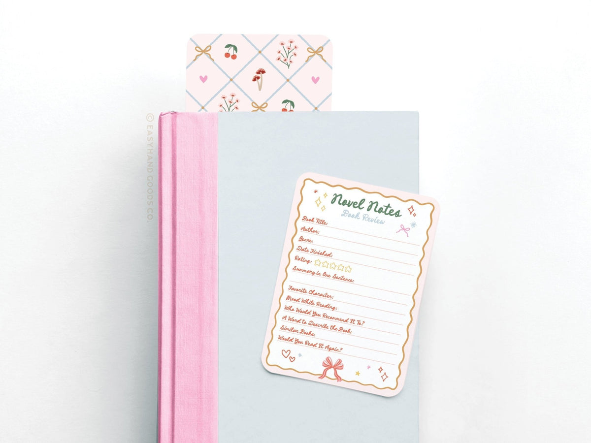 Coquette Novel Notes Book Review Card Set - Starry Skies Austin