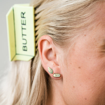 Corn on the Cob Studs - Starry Skies Austin
