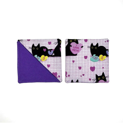Corner Bookmark | candy heart cats - Starry Skies Austin