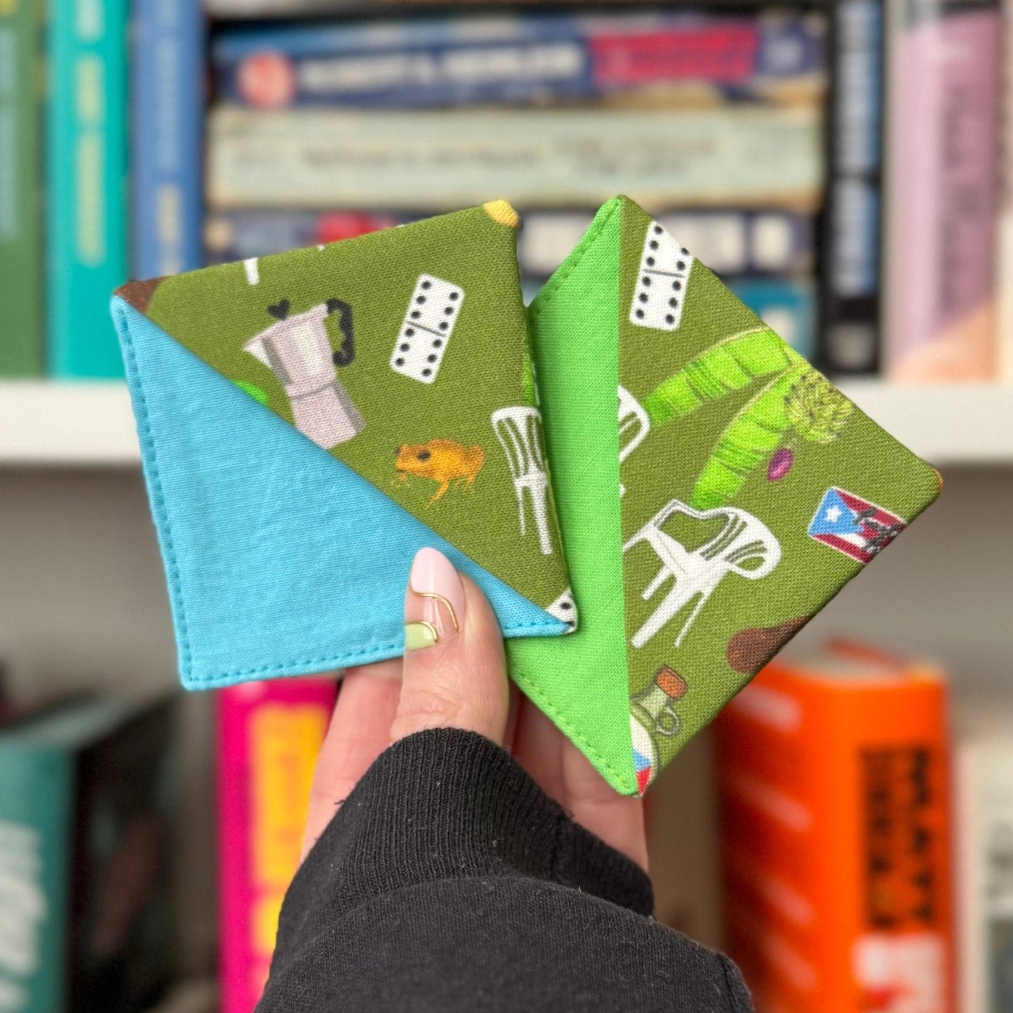 Corner Bookmark | DtMF [green background] - Starry Skies Austin