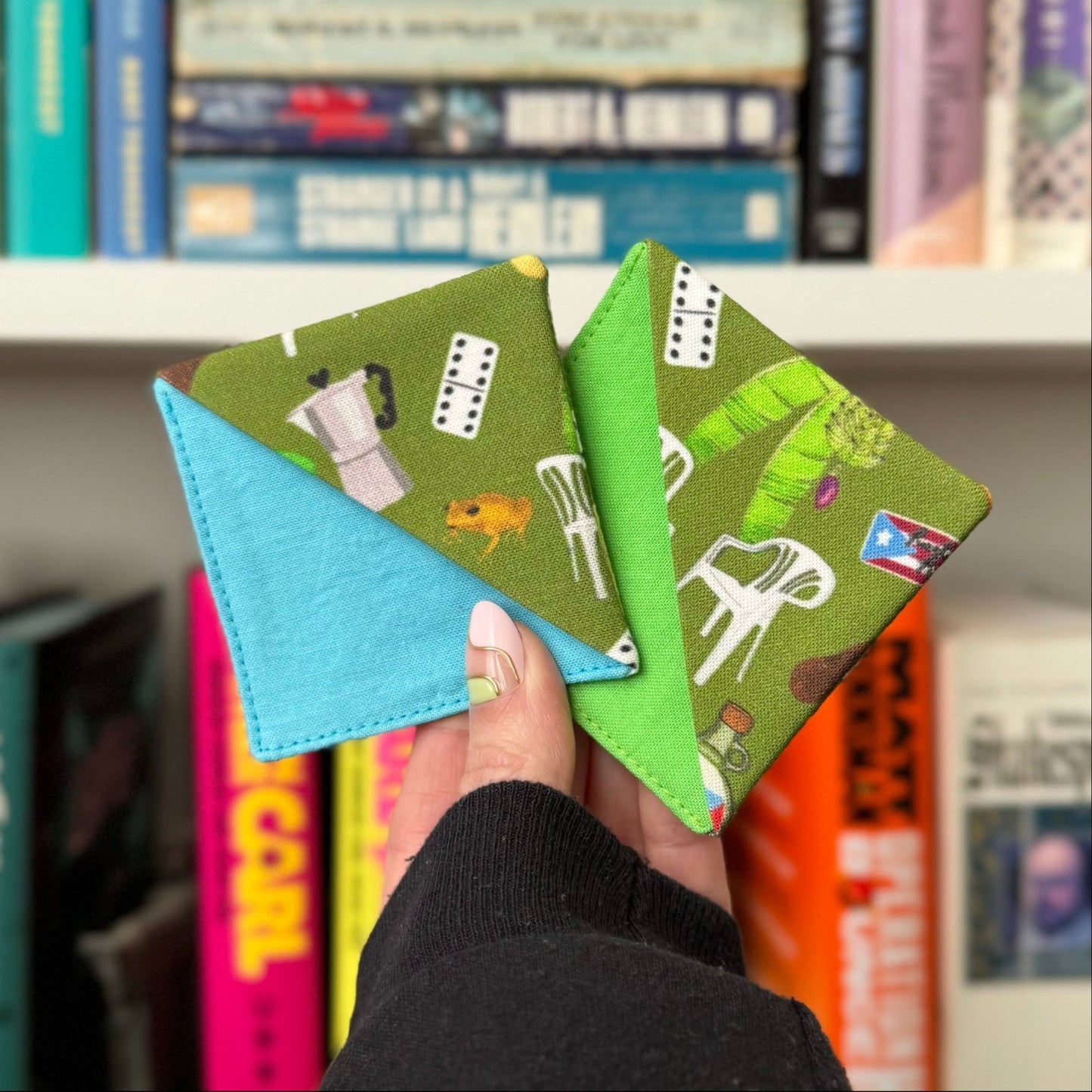 Corner Bookmark | DtMF [green background] - Starry Skies Austin