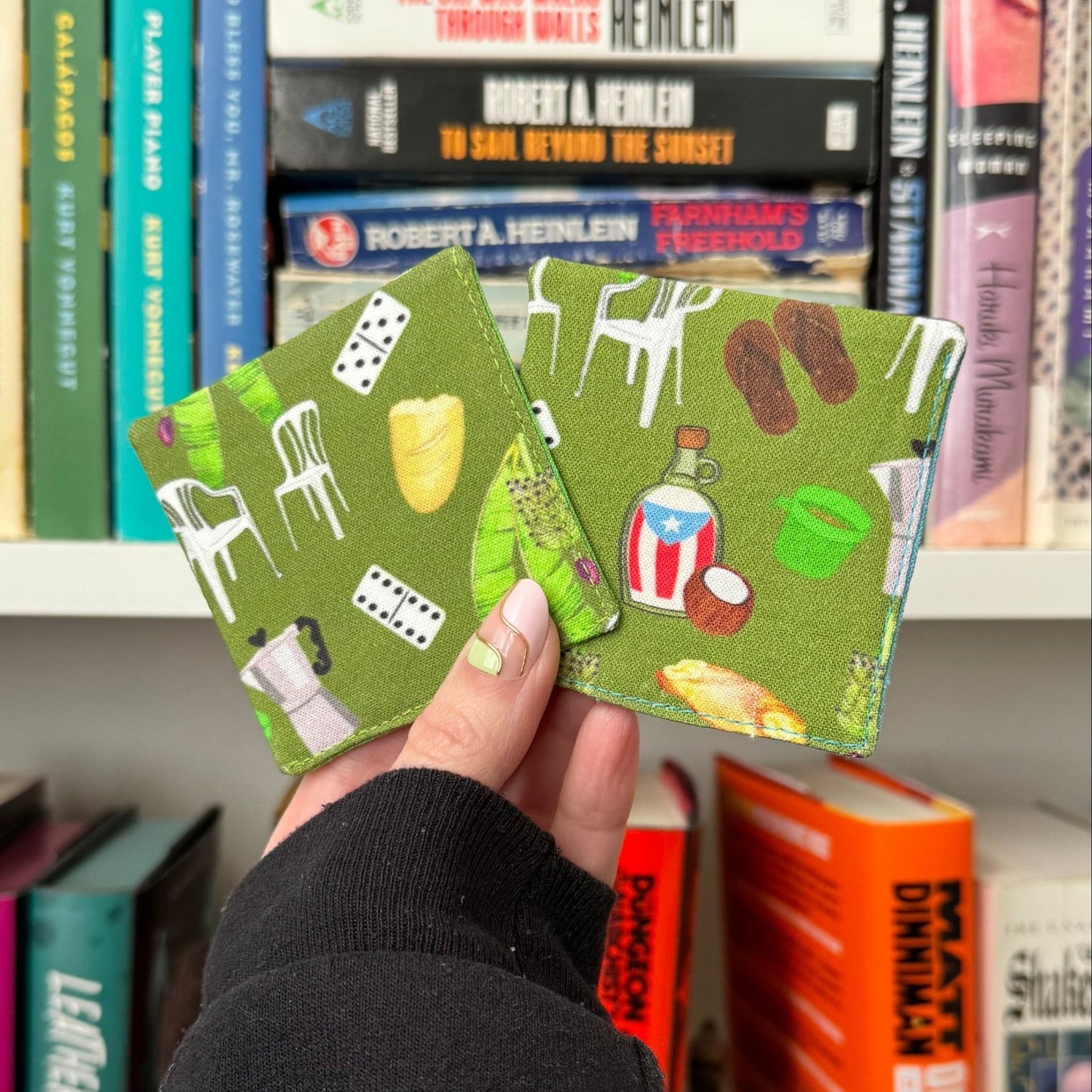 Corner Bookmark | DtMF [green background] - Starry Skies Austin