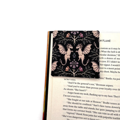 Corner Bookmark | floral dragons - Starry Skies Austin
