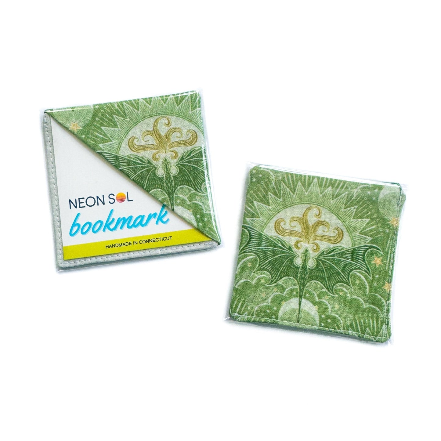 Corner Bookmark | green dragons - Starry Skies Austin