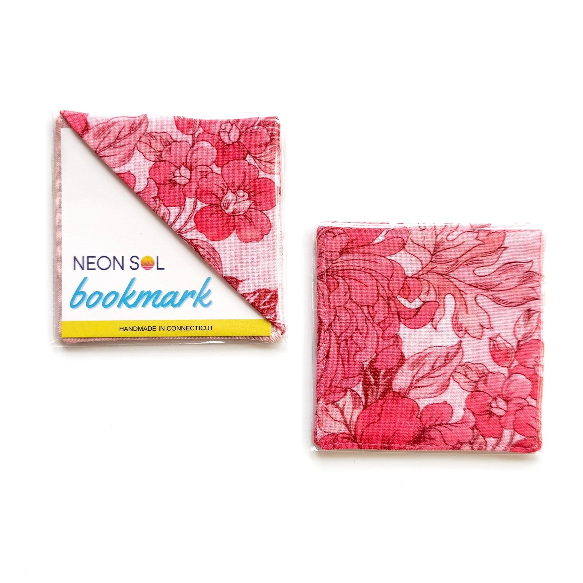 Corner Bookmark | pink flower garden - Starry Skies Austin