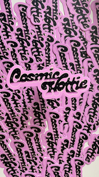 Cosmic Hottie Sticker - Starry Skies Austin