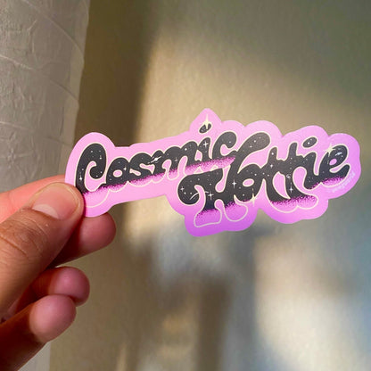 Cosmic Hottie Sticker - Starry Skies Austin