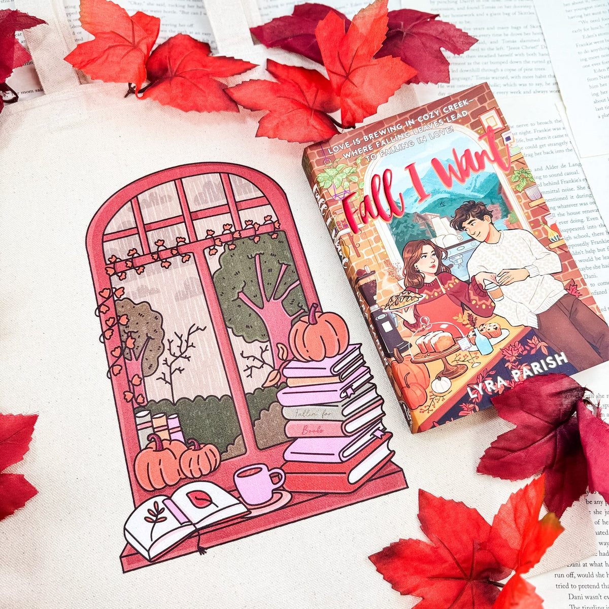 Cozy Autumn Reading Nook Canvas Tote Bag - Starry Skies Austin