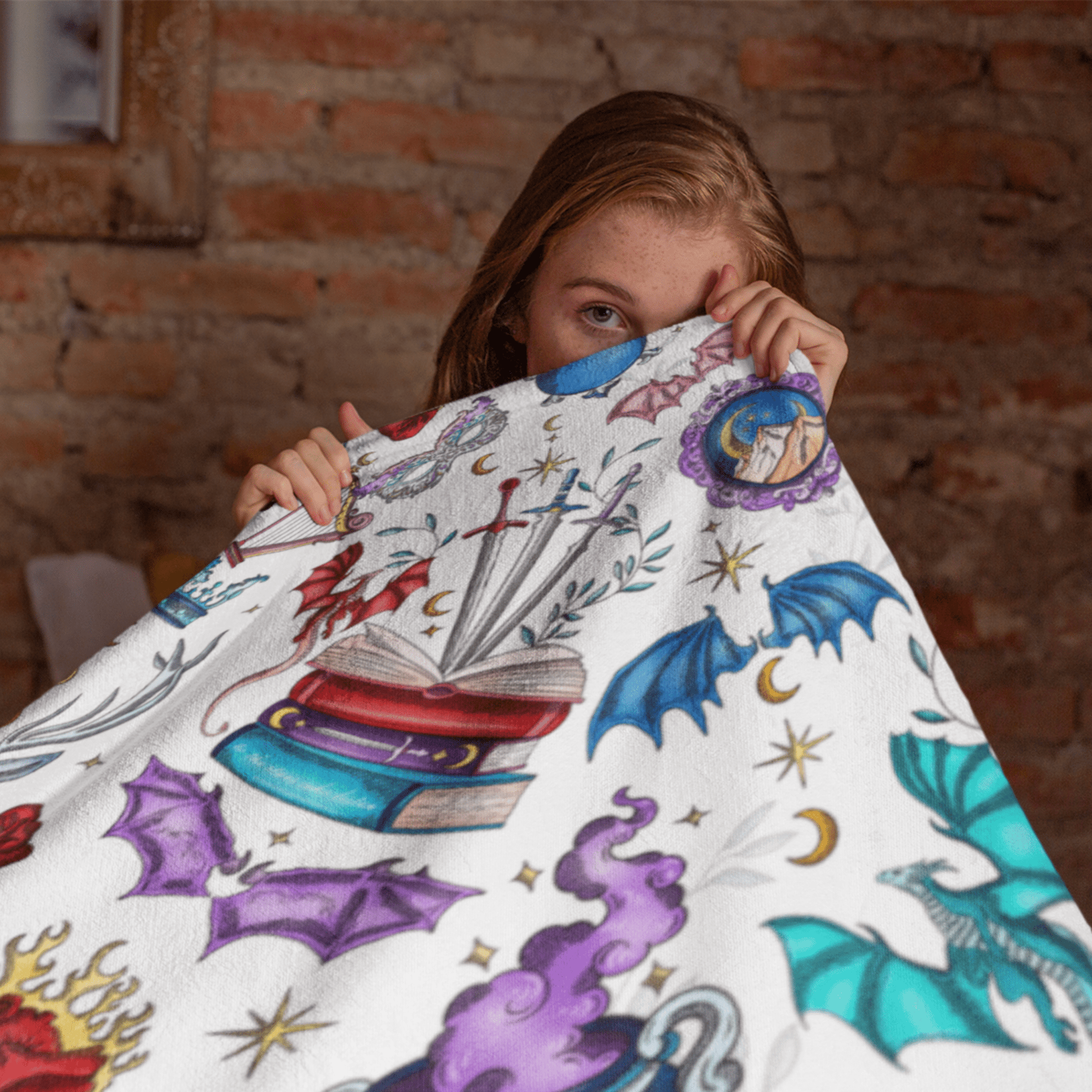 Cozy Maas - Verse Velveteen Plush Blanket - Starry Skies Austin