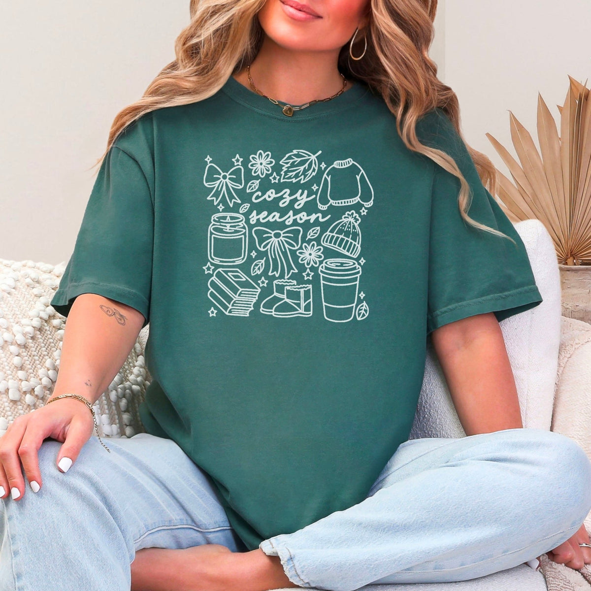 Cozy Season Heavyweight Comfort Colors Shirt - Starry Skies Austin