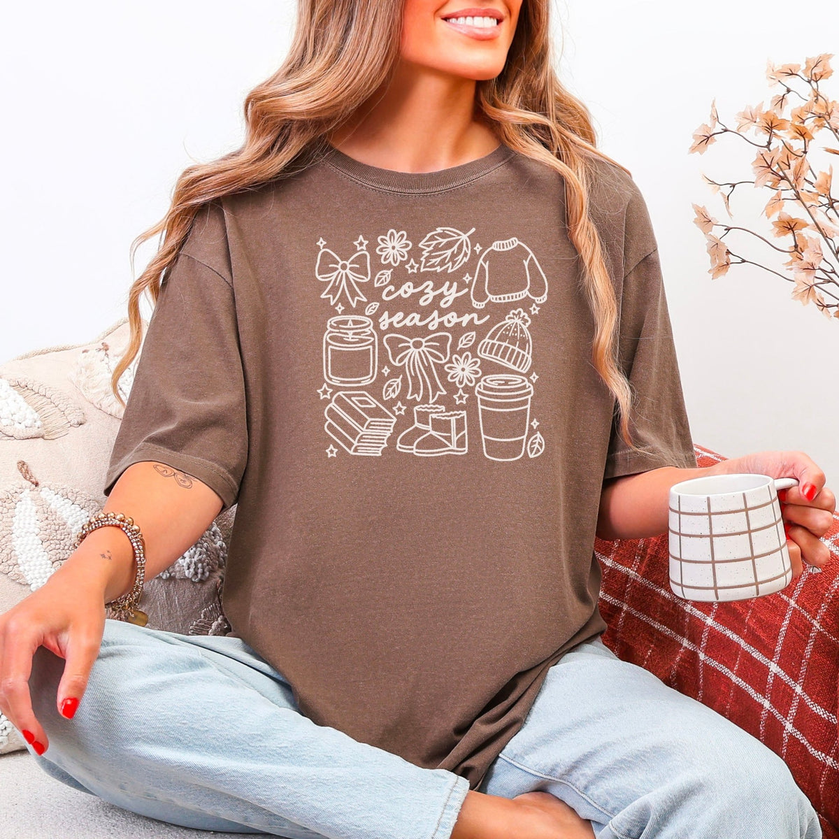 Cozy Season Heavyweight Comfort Colors Shirt - Starry Skies Austin