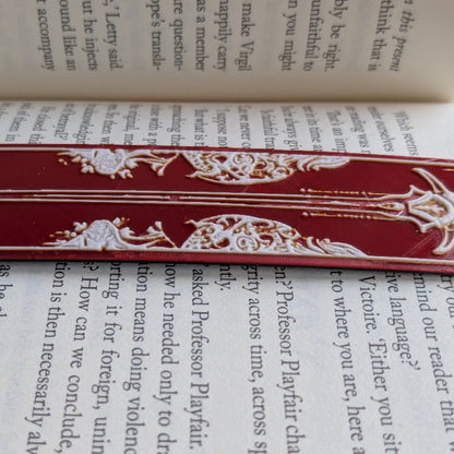 Crimson Oath II Sword Bookmark Gothic Medieval Art Reader Gift - Starry Skies Austin