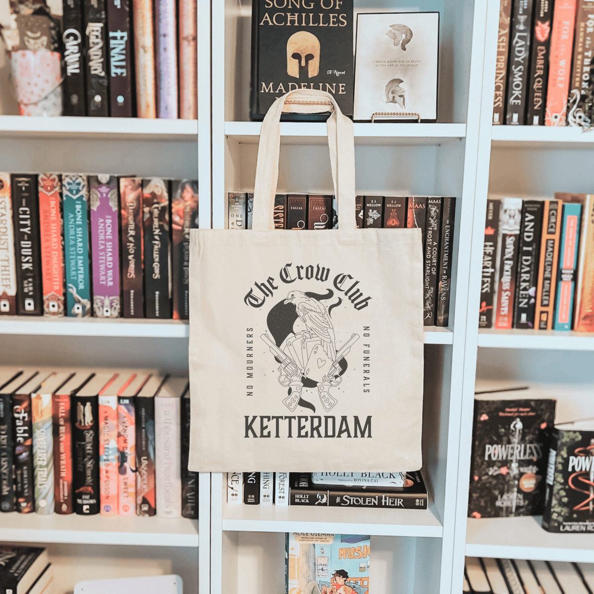 Crow Club Sublimated Canvas Tote Bag - Starry Skies Austin