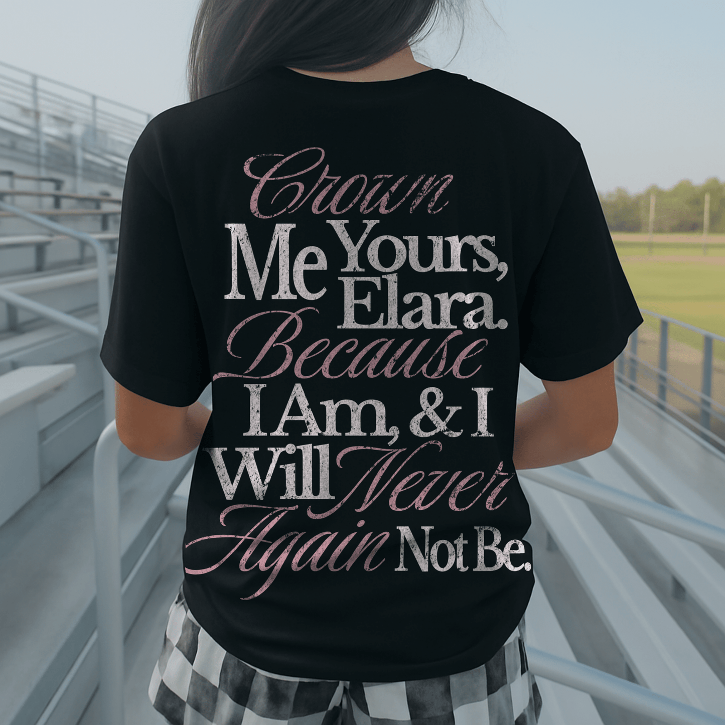 Crown Me Yours Bookish Tee - Starry Skies Austin