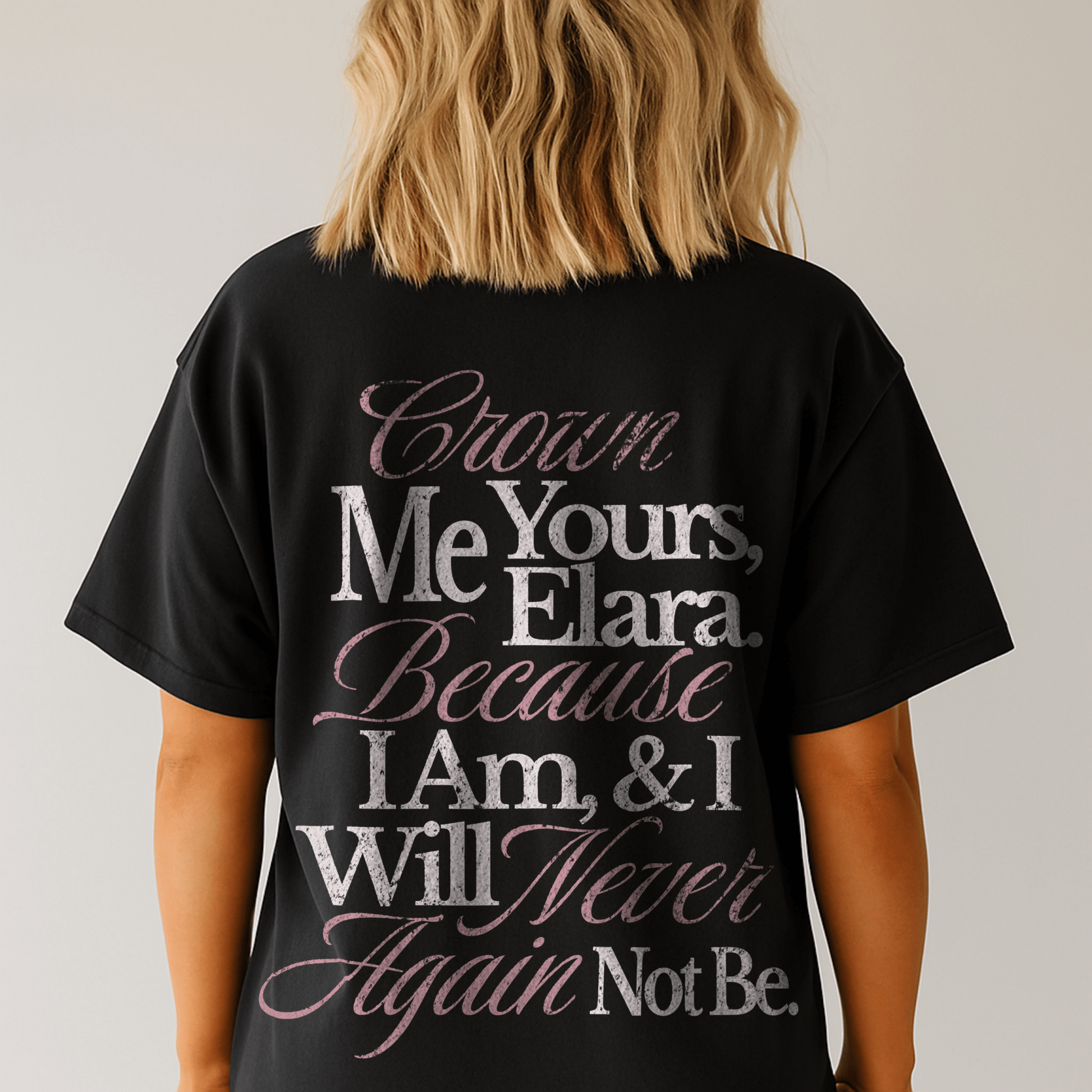 Crown Me Yours Bookish Tee - Starry Skies Austin