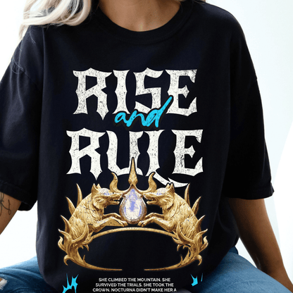 Crown of Nocturna Oversized Tee - Starry Skies Austin