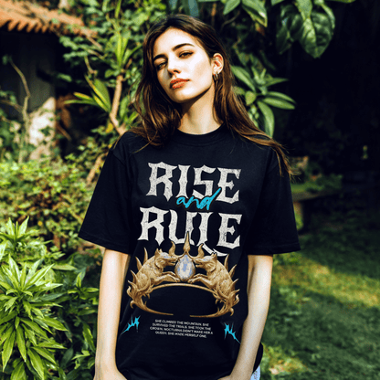 Crown of Nocturna Oversized Tee - Starry Skies Austin