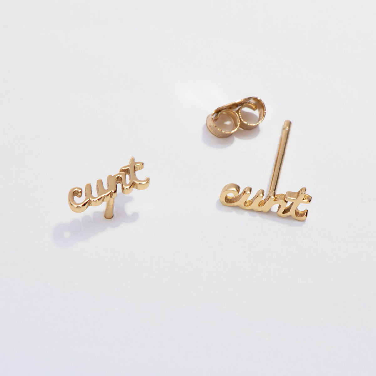 Cunt Script Studs - Starry Skies Austin