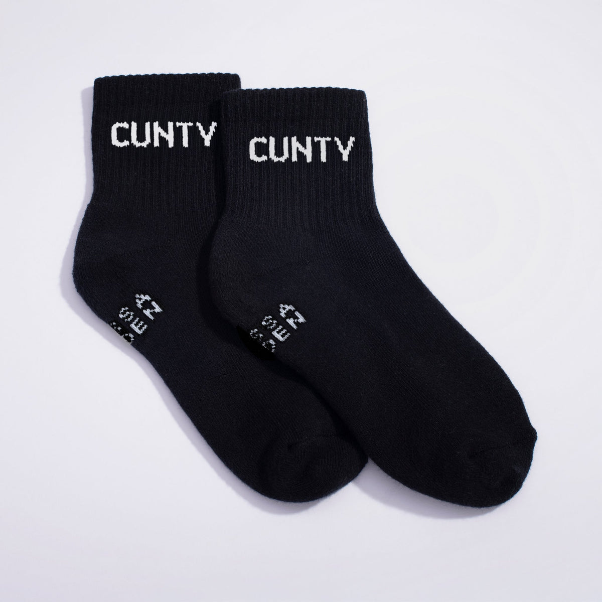 Cunty Quarter Crew Socks - Starry Skies Austin