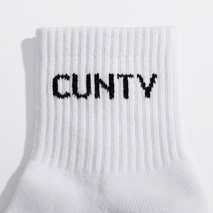 Cunty Quarter Crew Socks - Starry Skies Austin