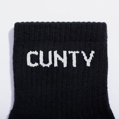 Cunty Quarter Crew Socks - Starry Skies Austin