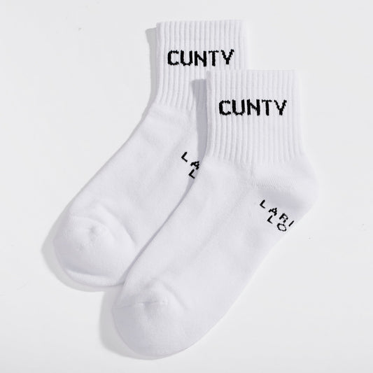 Cunty Quarter Crew Socks - Starry Skies Austin