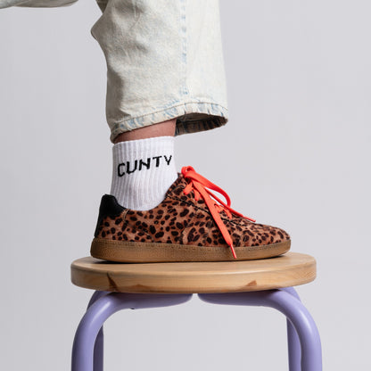 Cunty Quarter Crew Socks - Starry Skies Austin