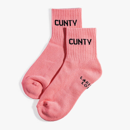 Cunty Quarter Crew Socks - Starry Skies Austin