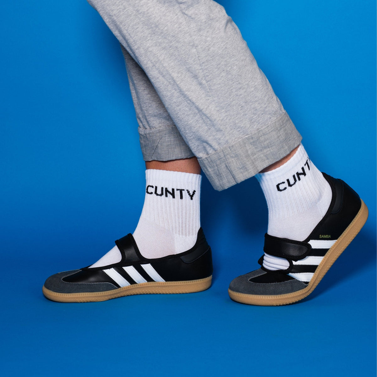 Cunty Quarter Crew Socks - Starry Skies Austin