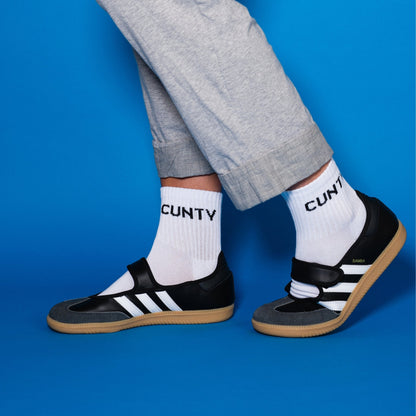 Cunty Quarter Crew Socks - Starry Skies Austin