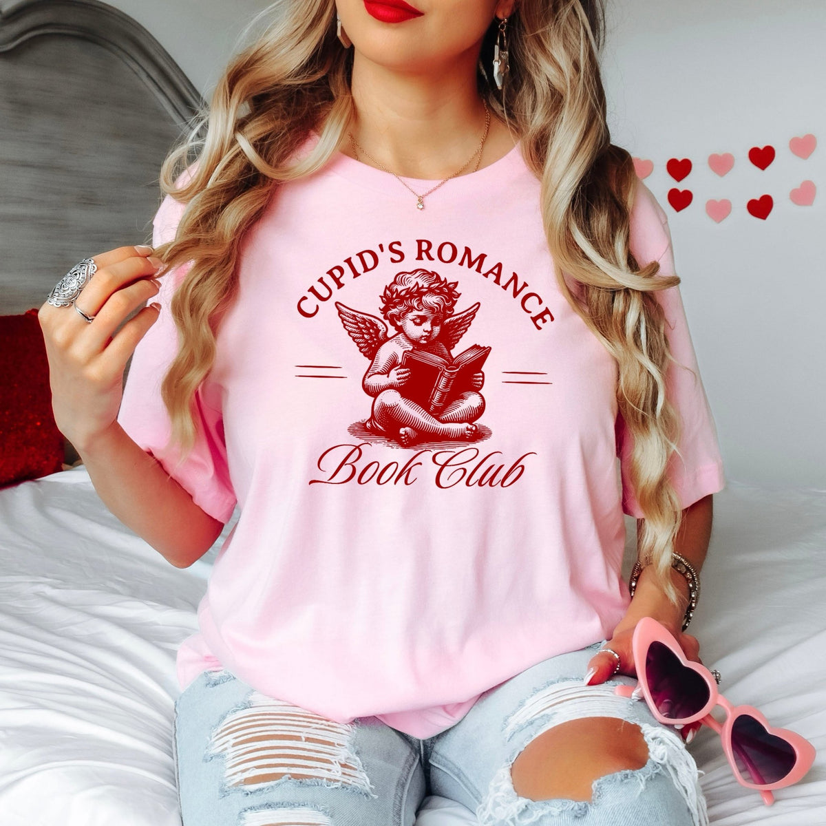 Cupid’s Romance Book Club Gildan Softstyle Shirt - Starry Skies Austin