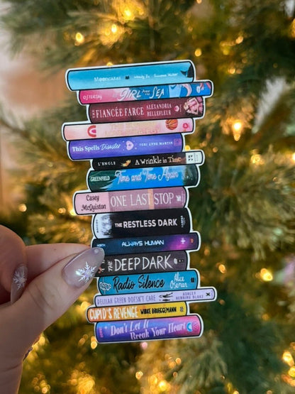 Custom Book Spine Bookmark - Starry Skies Austin