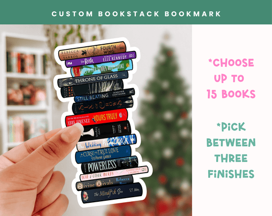 Custom Book Spine Bookmark - Starry Skies Austin