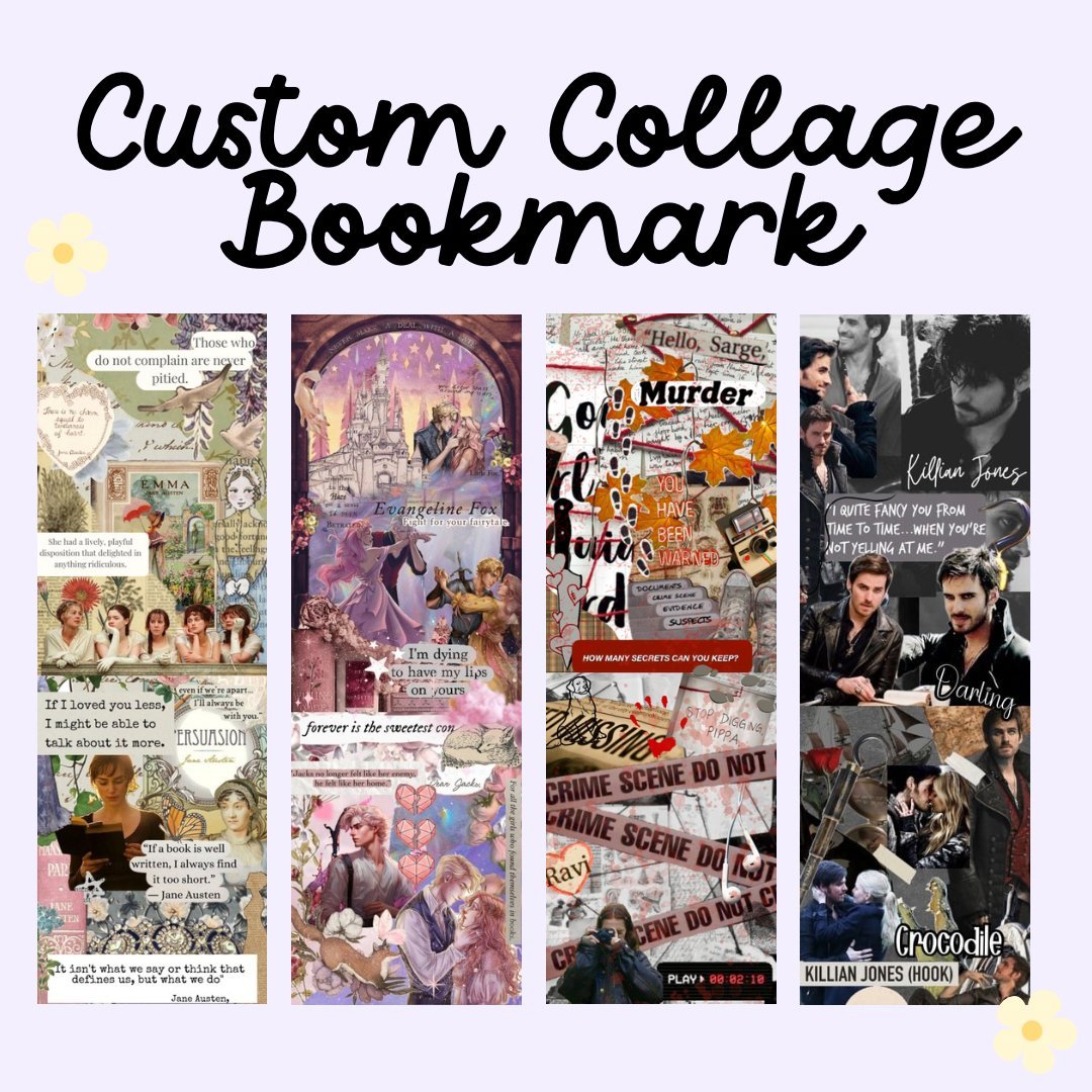 Custom Collage Bookmark - Starry Skies Austin